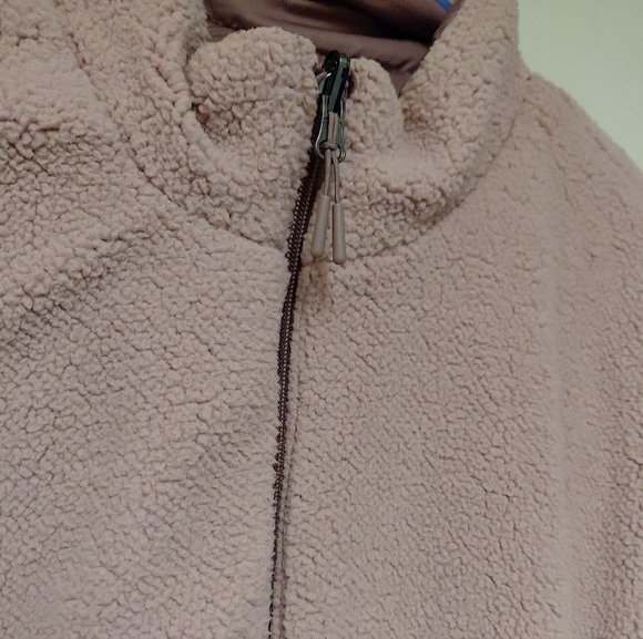 ZeroExposur Women's Reversable Pink Fleece Plus Size Puffer Coat Size XL - Picture 8 of 16